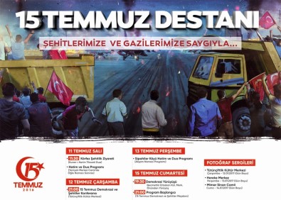 Körfez'de 15 Temmuz Programı Belli Oldu