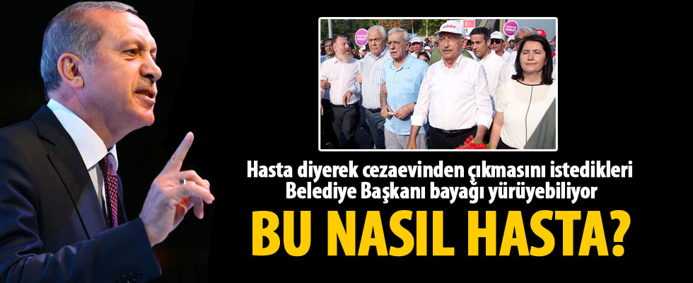 Erdoğan'dan Adalet Yürüyüşü tepkisi: Bunlar nasıl hasta?