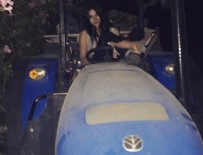 ASENA ATALAY - Asena Atalay Lamborghini'den indi traktöre bindi