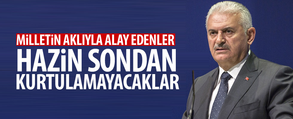 Başbakan Yıldırım: Kurtulamayacaklar