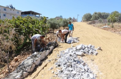 Germencik Belediyesi Ortaklar'da Üst Yapı Çalışmalarını Sürdürüyor