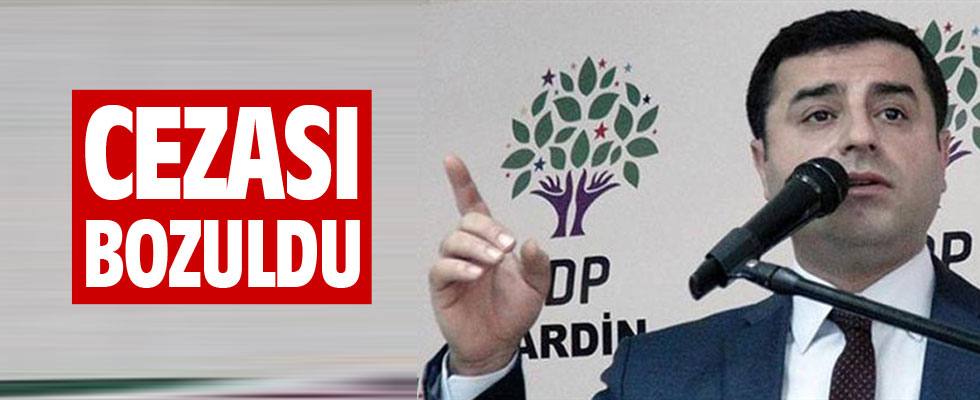 Demirtaş hakkındaki hapis cezası kararı bozuldu