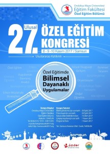 '27. Ulusal Özel Eğitim Kongresi' Samsun'da Yapılacak