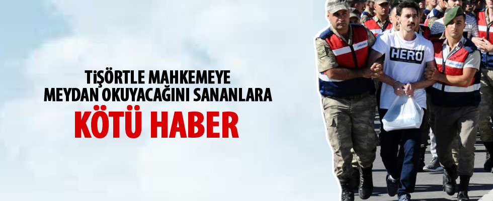 Adalet Bakanlığı'ndan tişört genelgesi