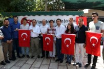 ÇANAKKALE SAVAŞı - AK Parti'li Gençler Emanet Aldıkları Türk Bayraklarıyla Uğurlandılar