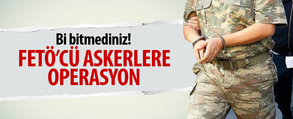 Kocaeli'de FETÖ'cü askerler operasyon