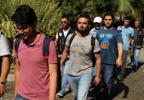 RODOS - Rodos'a Kaçmak İsterken Yakalanan 9 FETÖ Zanlısından 5'İ Adliyeye Sevk Edildi
