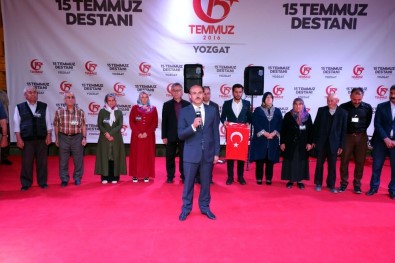 Yozgat'ta Şehit Yakınları Cumhurbaşkanı Erdoğan'a Türk Bayrağı Gönderdi