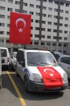 Emniyet Binalarına Ve Araçlara Türk Bayrakları Asıldı