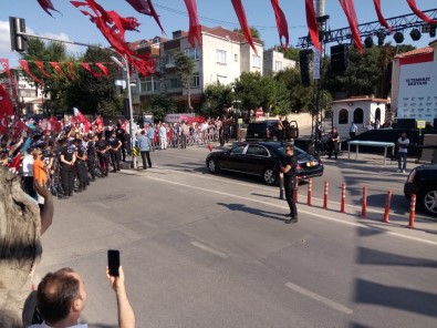 Erdoğan, 15 Temmuz Törenleri İçin İstanbul'a Geldi