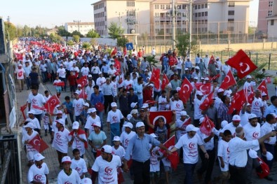 Harran'da Binlerce Kişi Milli Birlik Yürüyüşüne Katıldı