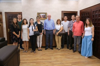 Kültür Ve Turizm Bakanlığı Araştırma Heyeti Başkan Kurt'u Ziyaret Etti