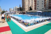 Mezitli'de 425 Kursiyer Daha Yüzme Öğrendi