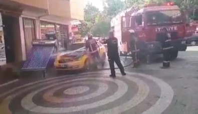 Sakarya'da Araç Yangını