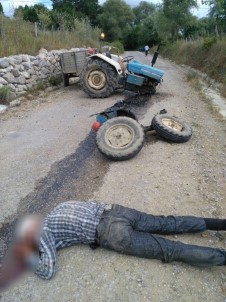 Sinop'ta Traktör Kazası Açıklaması 1 Yaralı