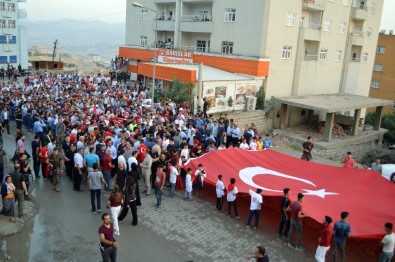 Şırnak'ta 15 Temmuz Demokrasi Yürüyüşü Yapıldı