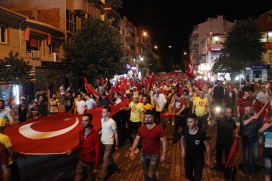 Çan'da Binlerce Kişi Yine Sokaklardaydı