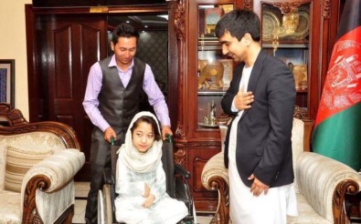 Engelli Afgan Kızdan 15 Temmuz Tablosu