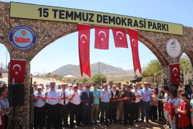 Sason'da 5 Temmuz Demokrasi Parkı Açıldı