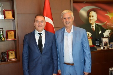 Söke SGK'nın Yeni Müdürü Abdullah Kabal'dan Başkan Toyran'a Ziyaret