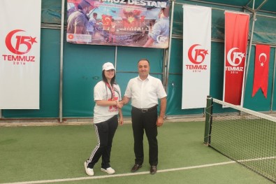 Ağrı'da 15 Temmuz Tenis Turnuvası