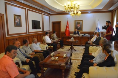 CHP İl Başkanı Kiraz'dan Vali Kaban'a Hayırlı Olsun Ziyareti