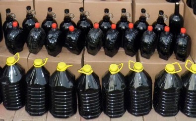 Kırklareli'de 264 Litre Kaçak Şarap Ele Geçirildi