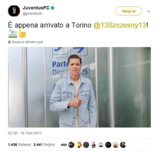 Szczesny Juventus'a Transfer Oldu