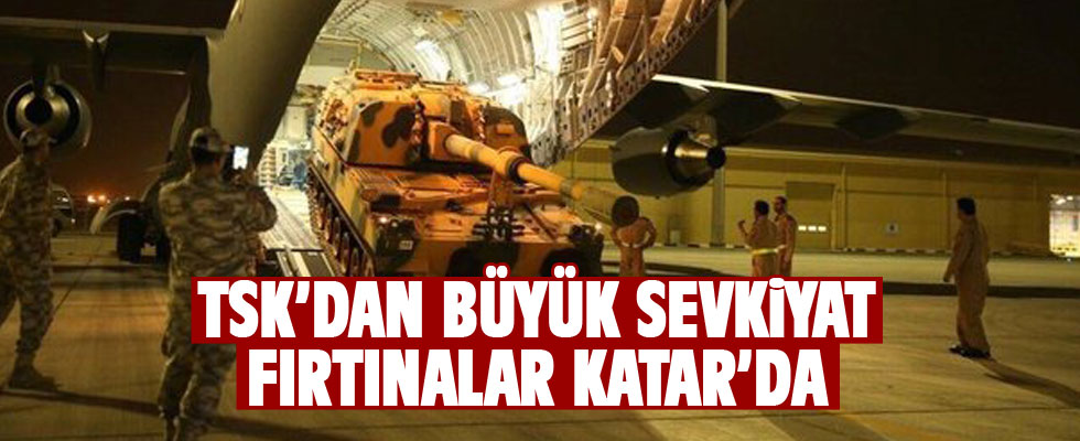 Türkiye'den Katar'a üçüncü askeri sevkiyat