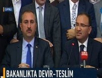 BEKİR BOZDAĞ - Bakanlıklarda devir-teslim töreni