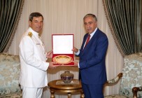 SADRAZAM - KKTC Cumhurbaşkanı Akıncı, TSK Temsilcisi Oramiral Kösele'yi Kabul Etti