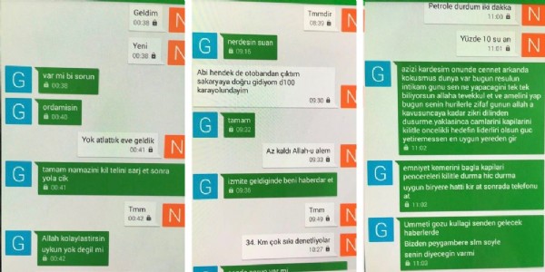 CHP yürüyüşüne saldırının yazışmaları