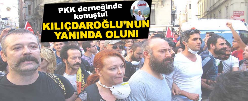 Mehmet Ali Alabora'dan PKK derneğinde Kemal Kılıçdaroğlu'na destek!