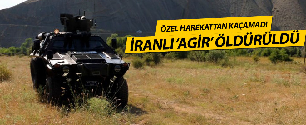 İranlı 'Agir' Tunceli'de öldürüldü