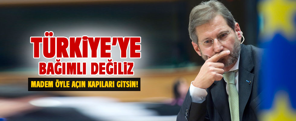 AB: Türkiye'ye eskisi kadar bağımlı değiliz