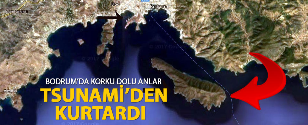 Bodrum'u tsunami'den o ada kurtardı!