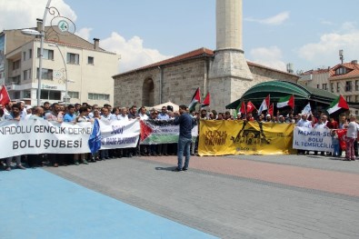 Bolu'da, İsrail Protesto Edildi