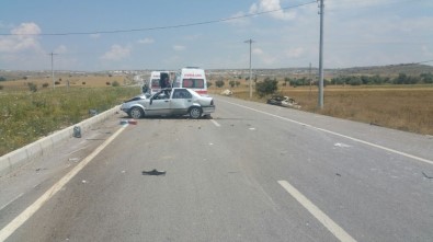 Çavdarhisar'da Trafik Kazası Açıklaması 6 Yaralı