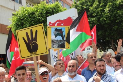 İskenderun'da Mescid-İ Aksa Protestosu