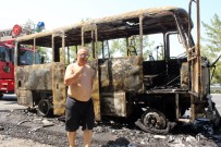 MİNİBÜS ŞOFÖRÜ - Canlarını Zor Kurtardılar!