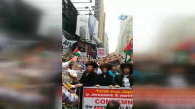New York'ta İsrail Karşıtı Gösteri