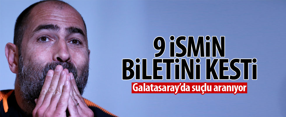 Galatasaray'da yaprak dökümü