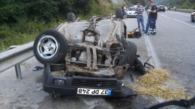 Sinop'ta Trafik Kazası Açıklaması 1 Ölü, 3 Yaralı