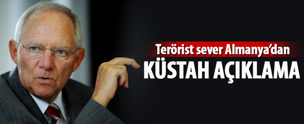 Almanya'dan küstah Erdoğan açıklaması