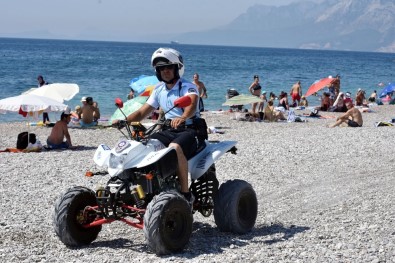 Antalya Sahilleri ATV Motorlu Polis Timleri'ne Emanet