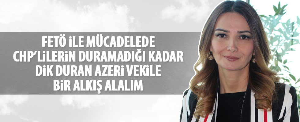 Azerbaycan Milletvekili Paşayeva'dan FETÖ açıklaması