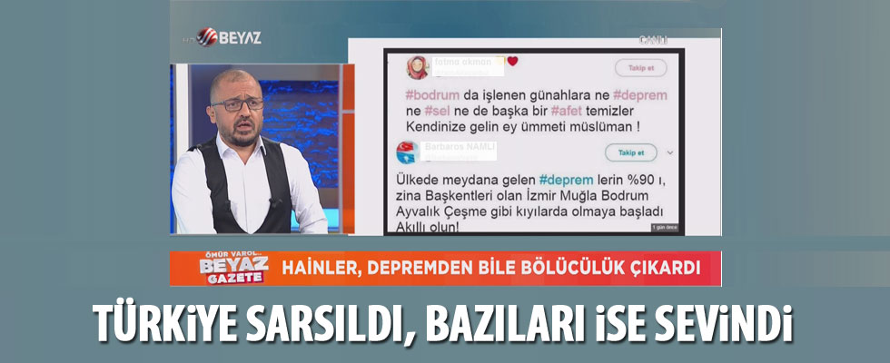 Bu kadarına da pes! Depreme bile sevindiler