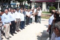 CAFER ESENDEMIR - Gazeteciler Basın Anıtı'na Çelenk Bırakıp Meşale Yaktı