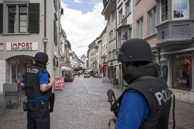 İsviçre'de testereli saldırgan dehşeti