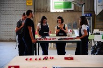 BURSA ÇİMENTO FABRİKASI - Atık Eşyaları Betonla Birleştirdiler Projeye İmza Attılar...